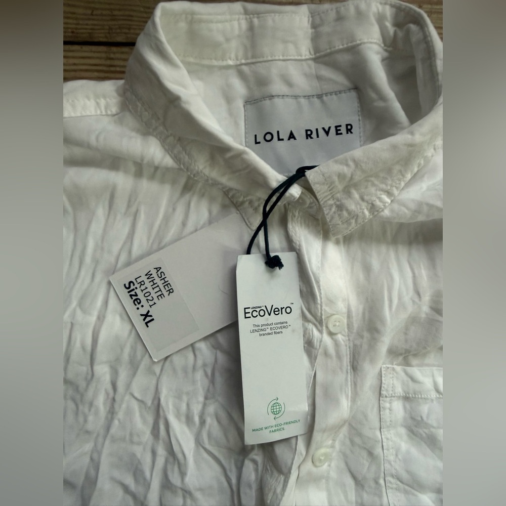Lola river button down blouse size xl nwt - Picture 2 of 3